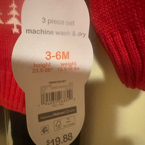 3-6 months, Wonder Nation 3 pc set - Picture 3 of 3